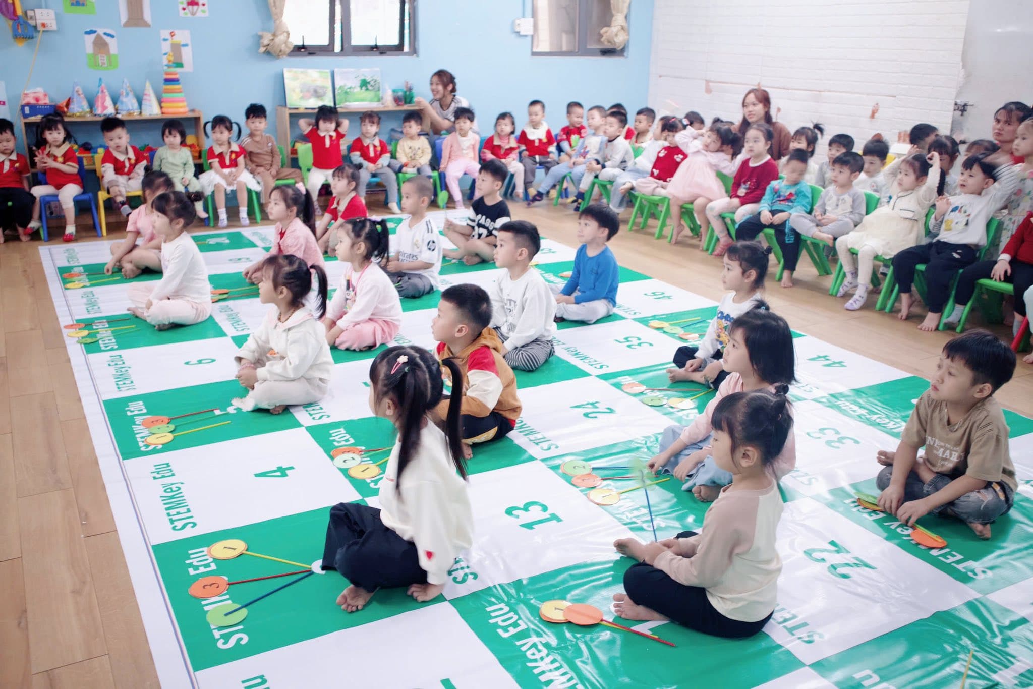 Một ngày tràn đầy năng lượng tại “ĐẤU TRƯỜNG TƯ DUY” cùng các bạn nhỏ Trường Mầm non Mặt Trời Victory!